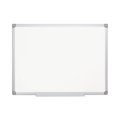 Mastervision 48"x72" Magnetic Dry Erase Board, Aluminum Frame, Board Color: White MA2707790